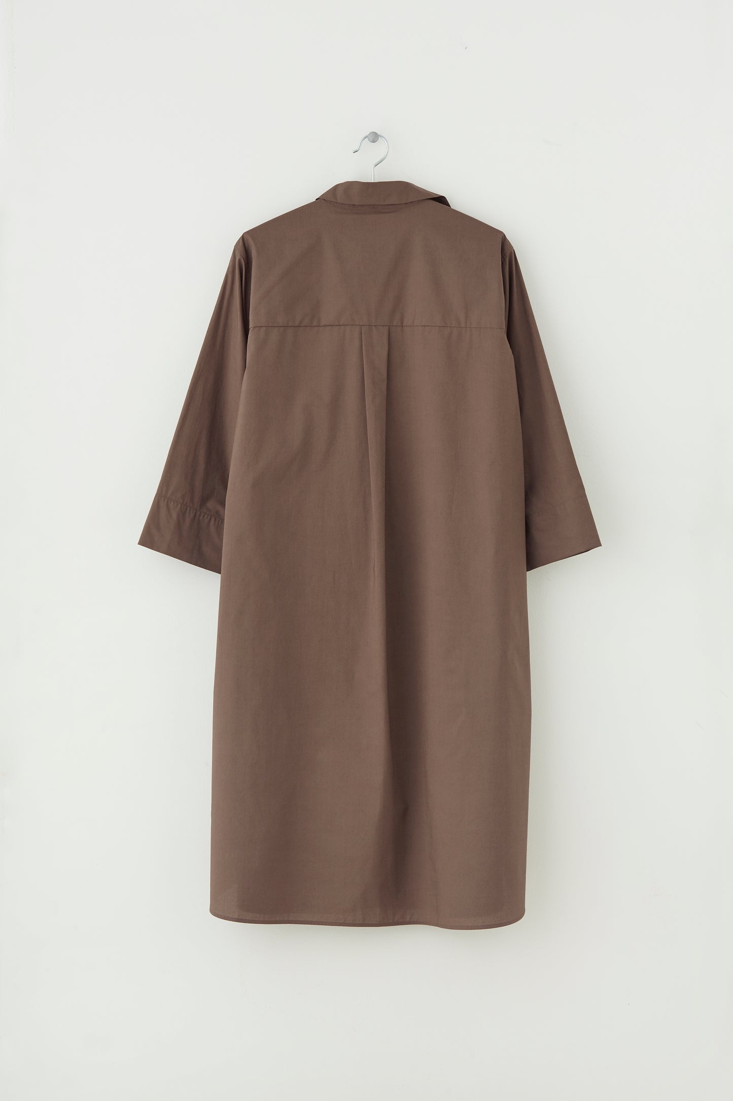 Alva shirt dress, Wide Sleeve, chocolate - Fabulous Agenda