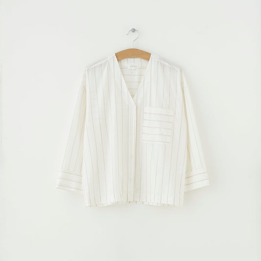 Edia shirt, voile stripe - Fabulous Agenda