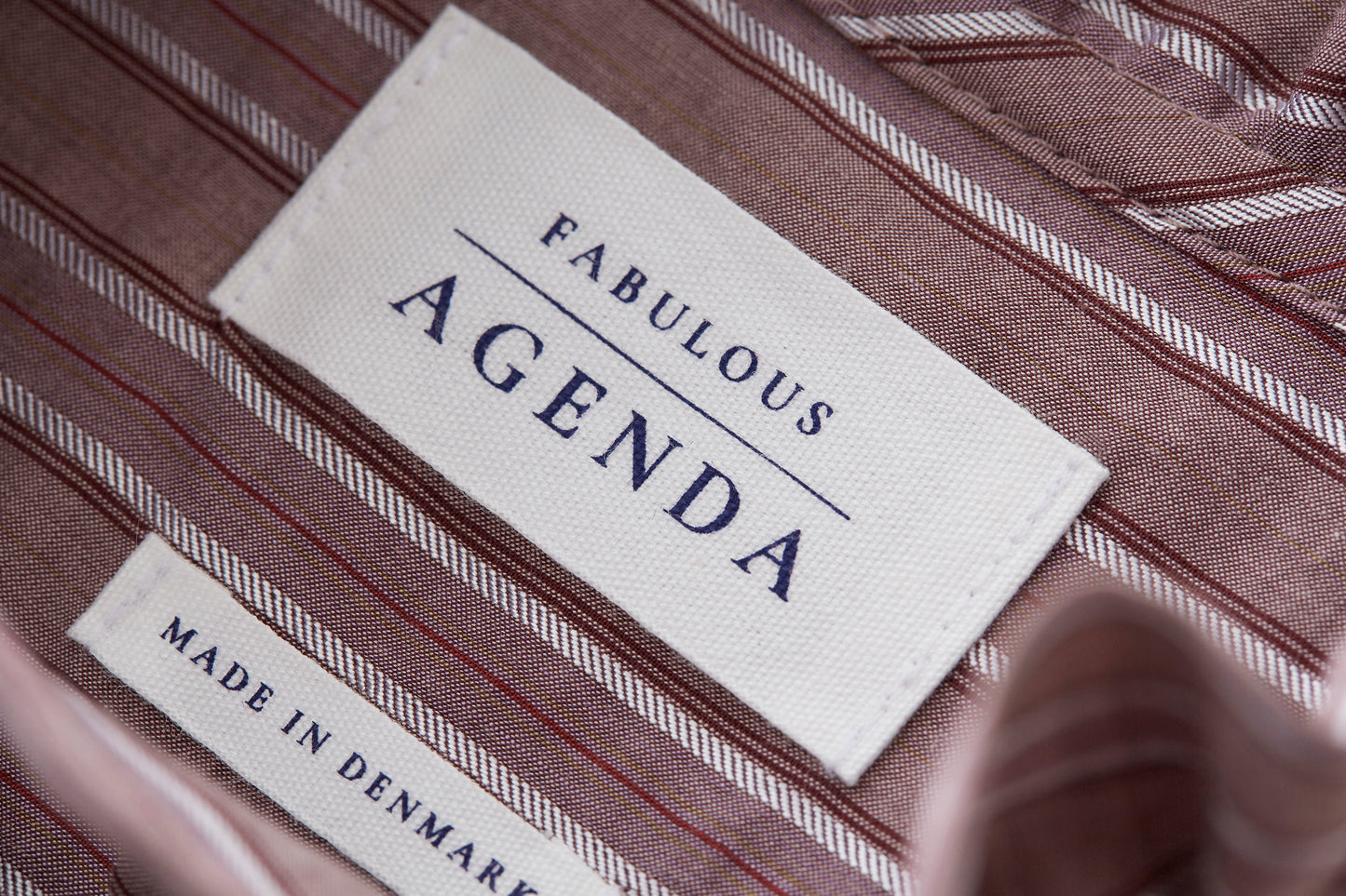 Froja shirt, wine stripe - Fabulous Agenda