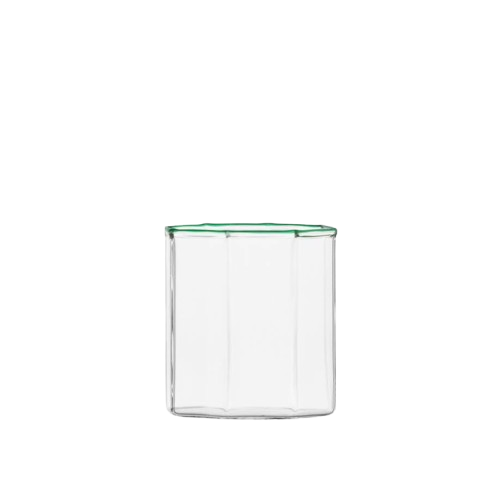OCTAVE water glass green