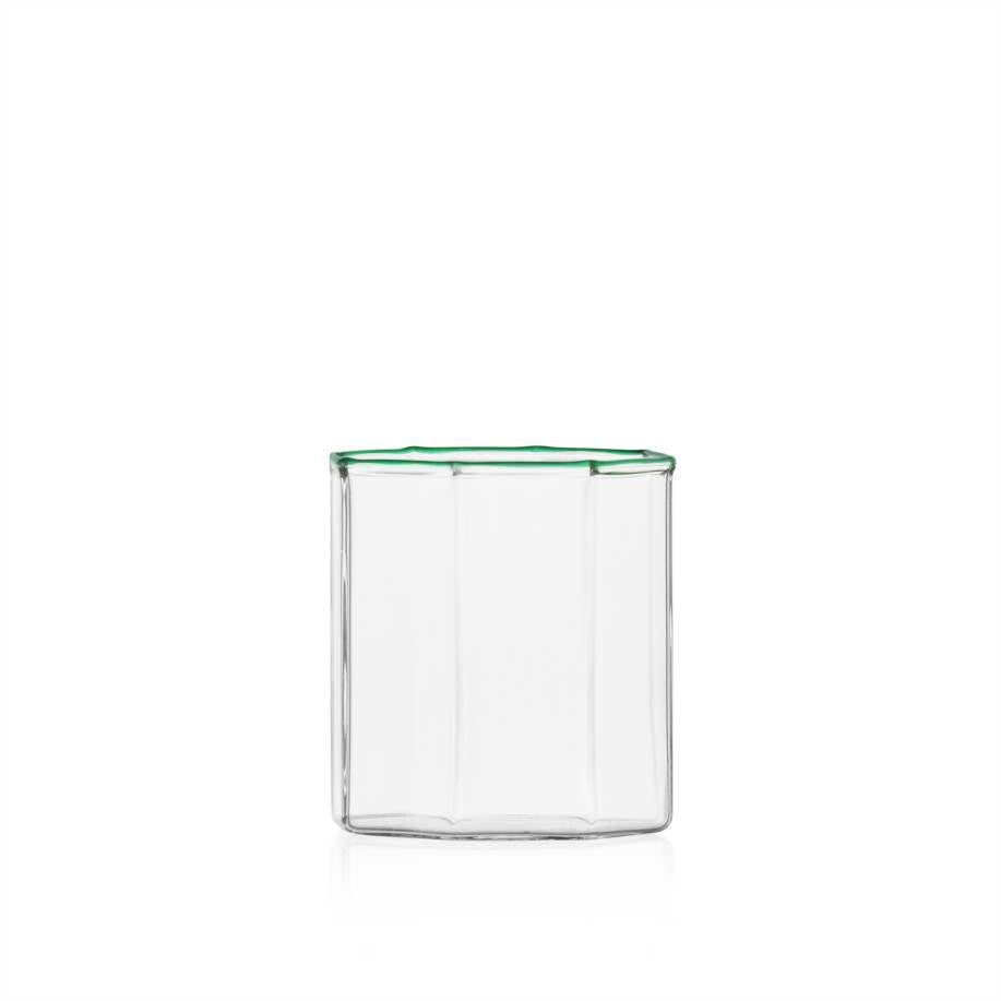 OCTAVE water glass green