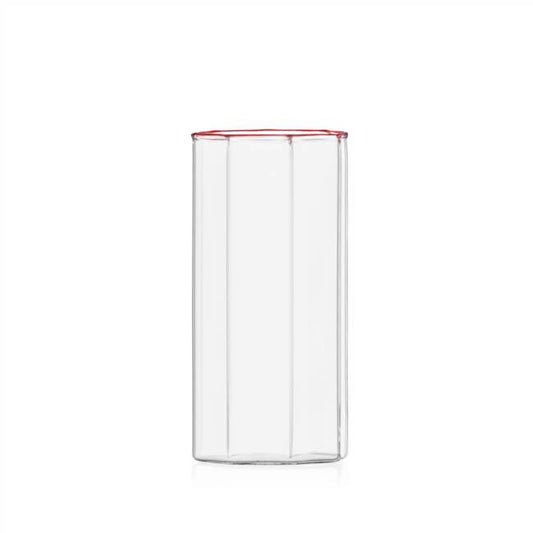 OCTAVE longdrink glass red