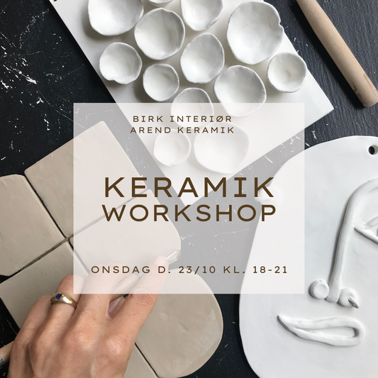 Keramik workshop d. 23 oktober