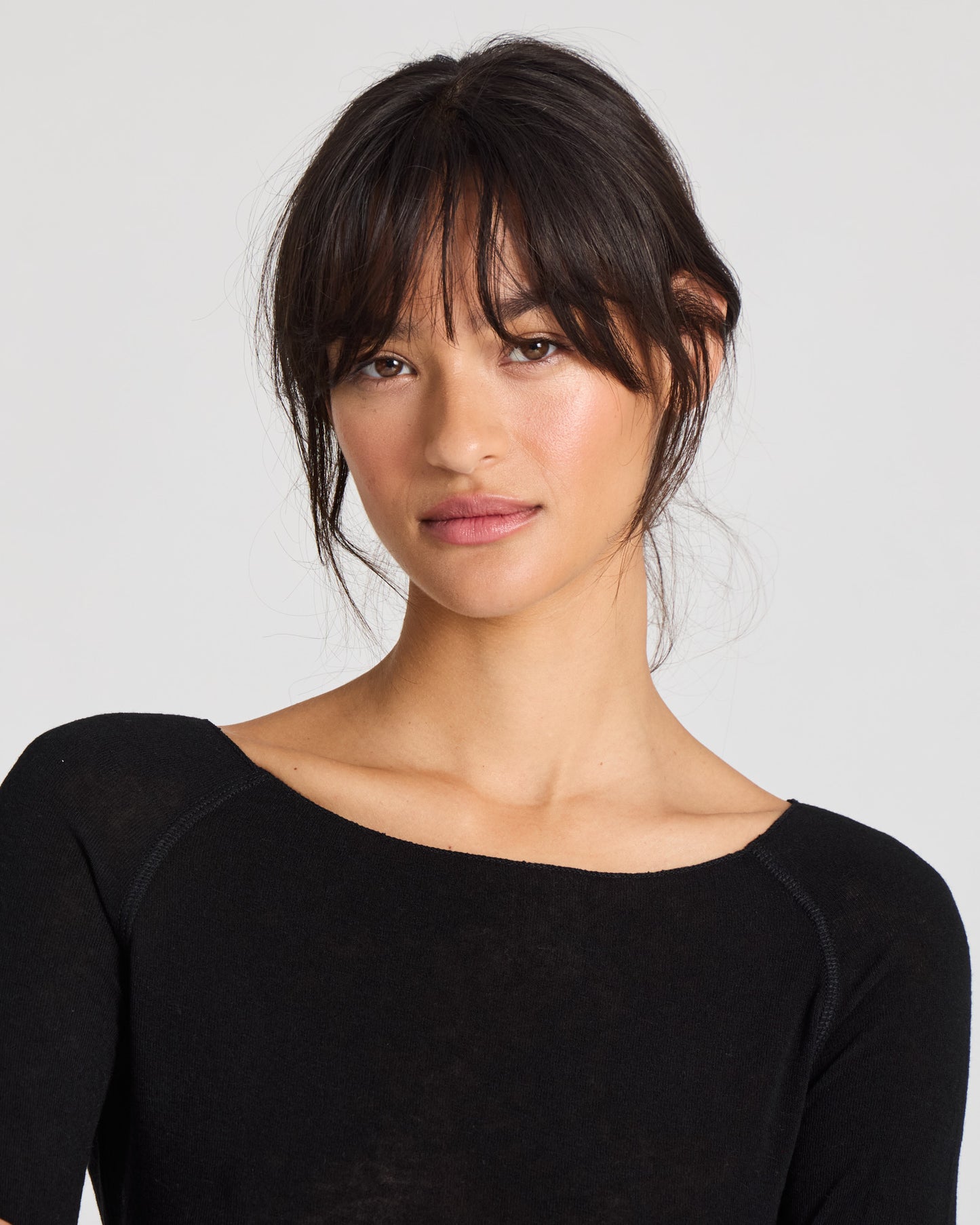 Amalie Wool Top - Black