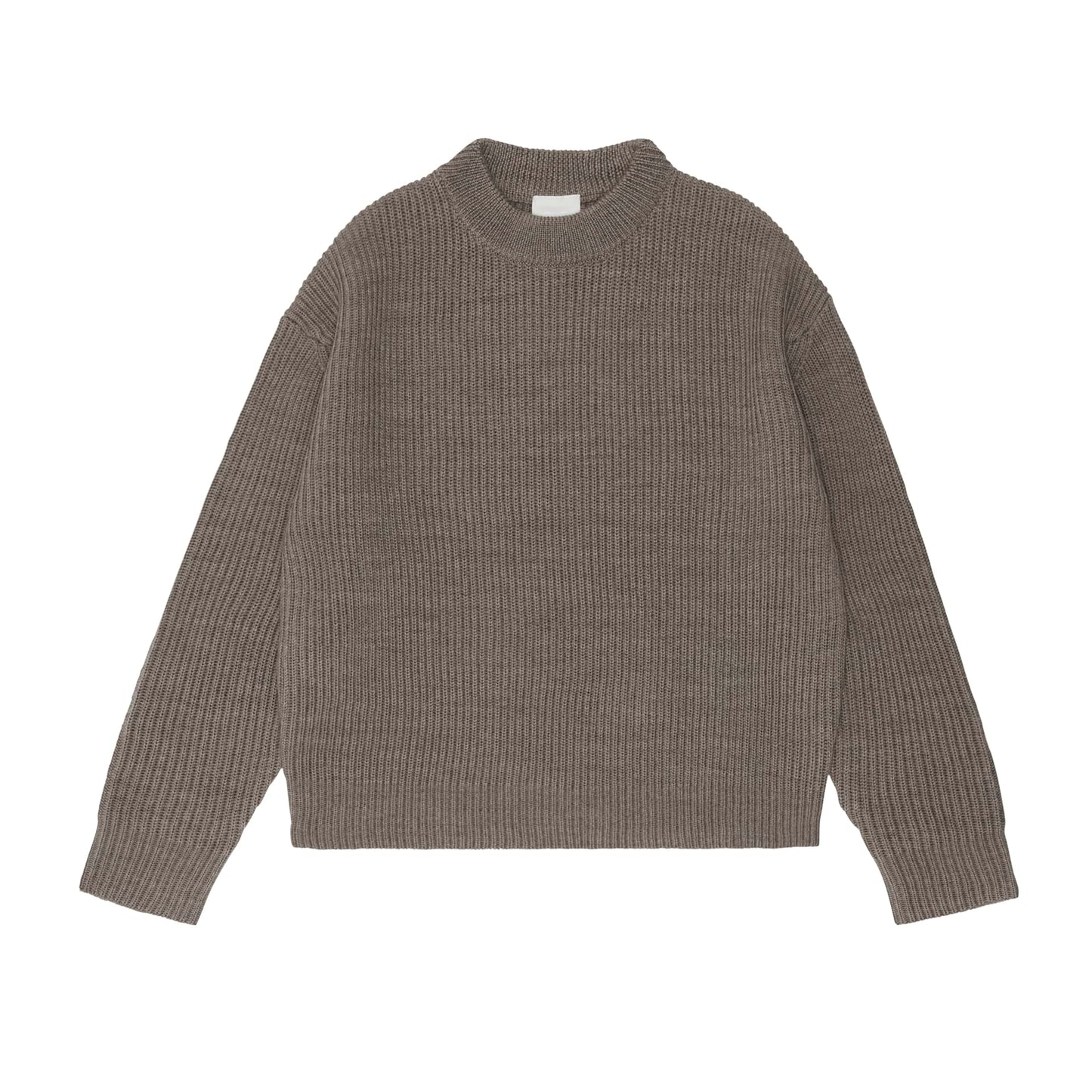 Raw Wool Sweater, beige melange