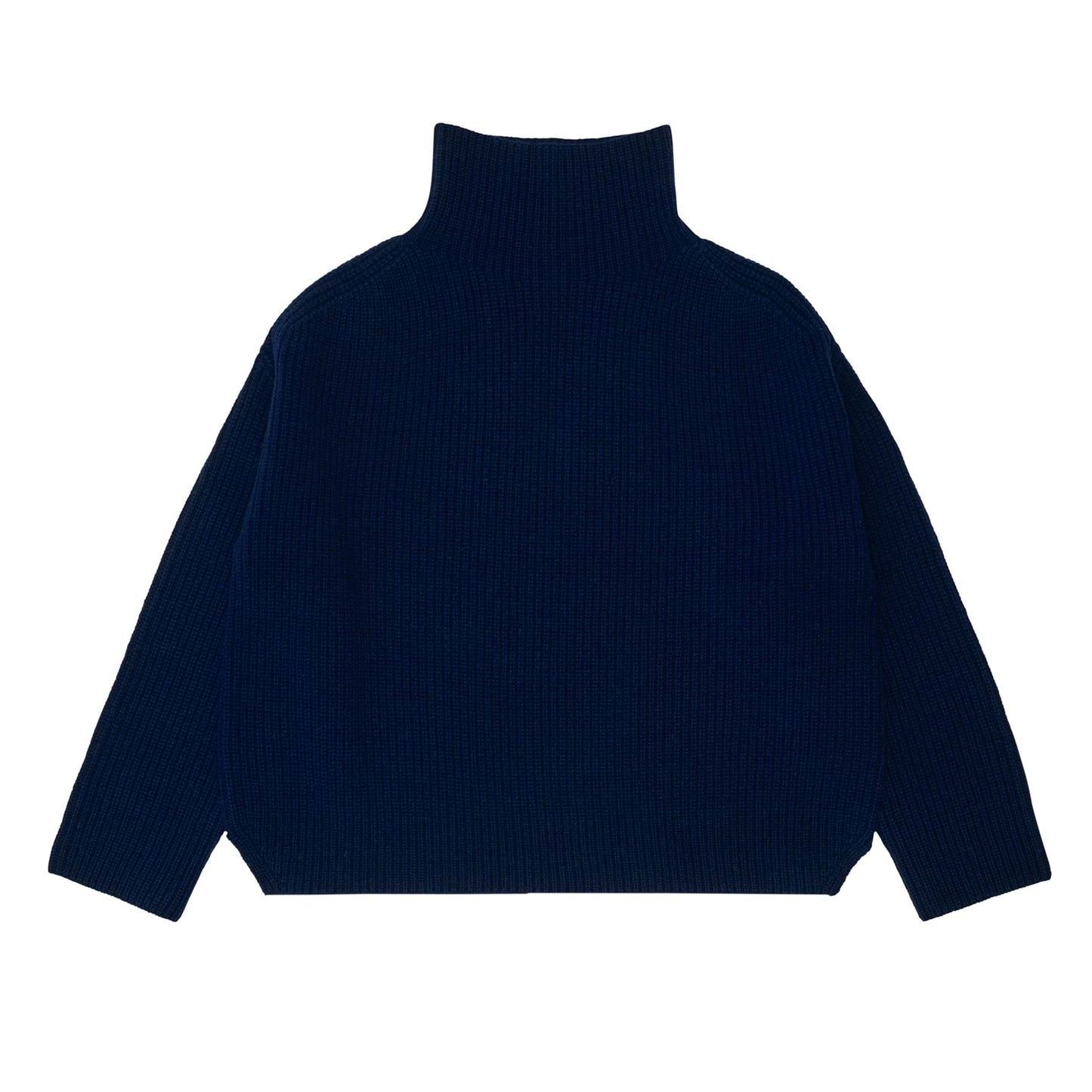 Lambswool Rib Sweater, royal blue - FUB