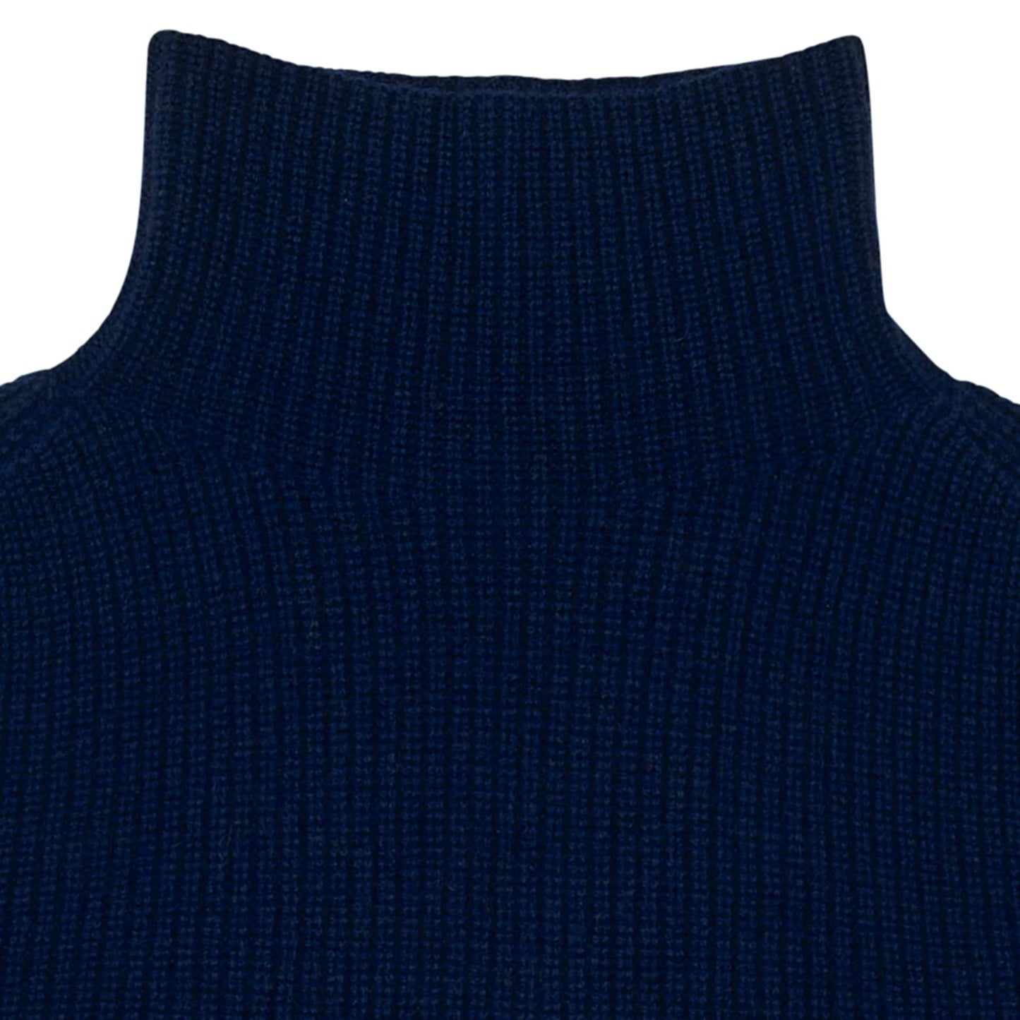 Lambswool Rib Sweater, royal blue - FUB