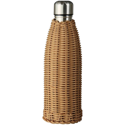 Termoflaske brun polyrattan