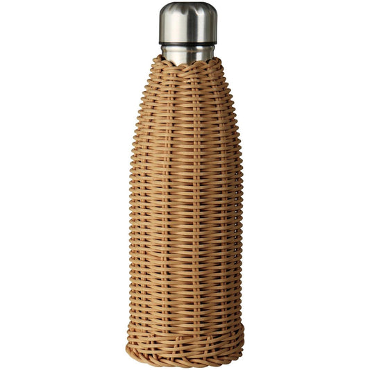 Termoflaske brun polyrattan