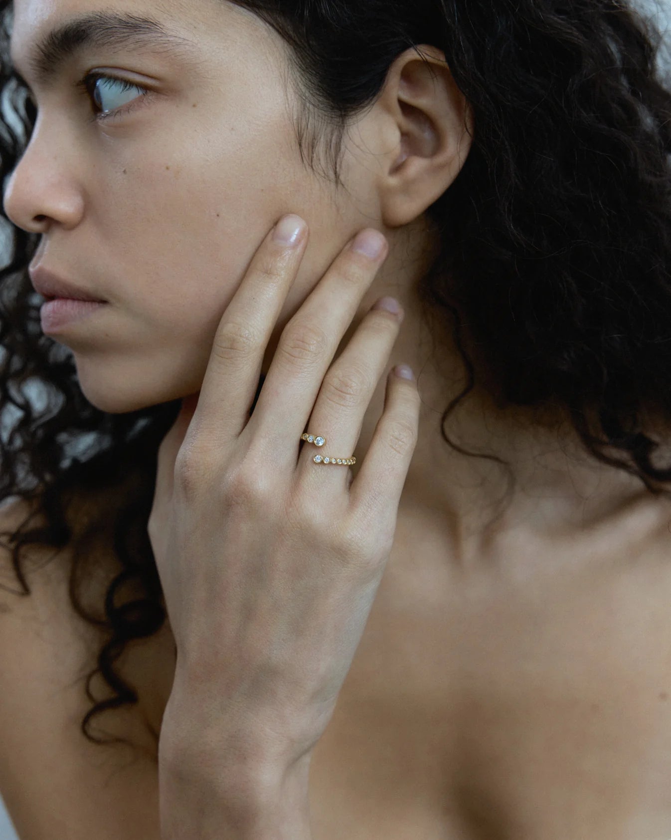 Orit Open Ring , Gold