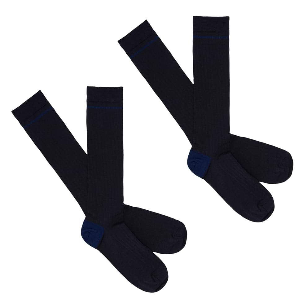 Knee Stockings, dark navy - FUB