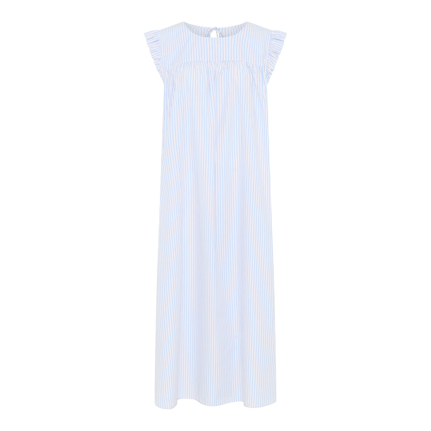 Stockholm Dress Blue Cameo Stripe - Frau