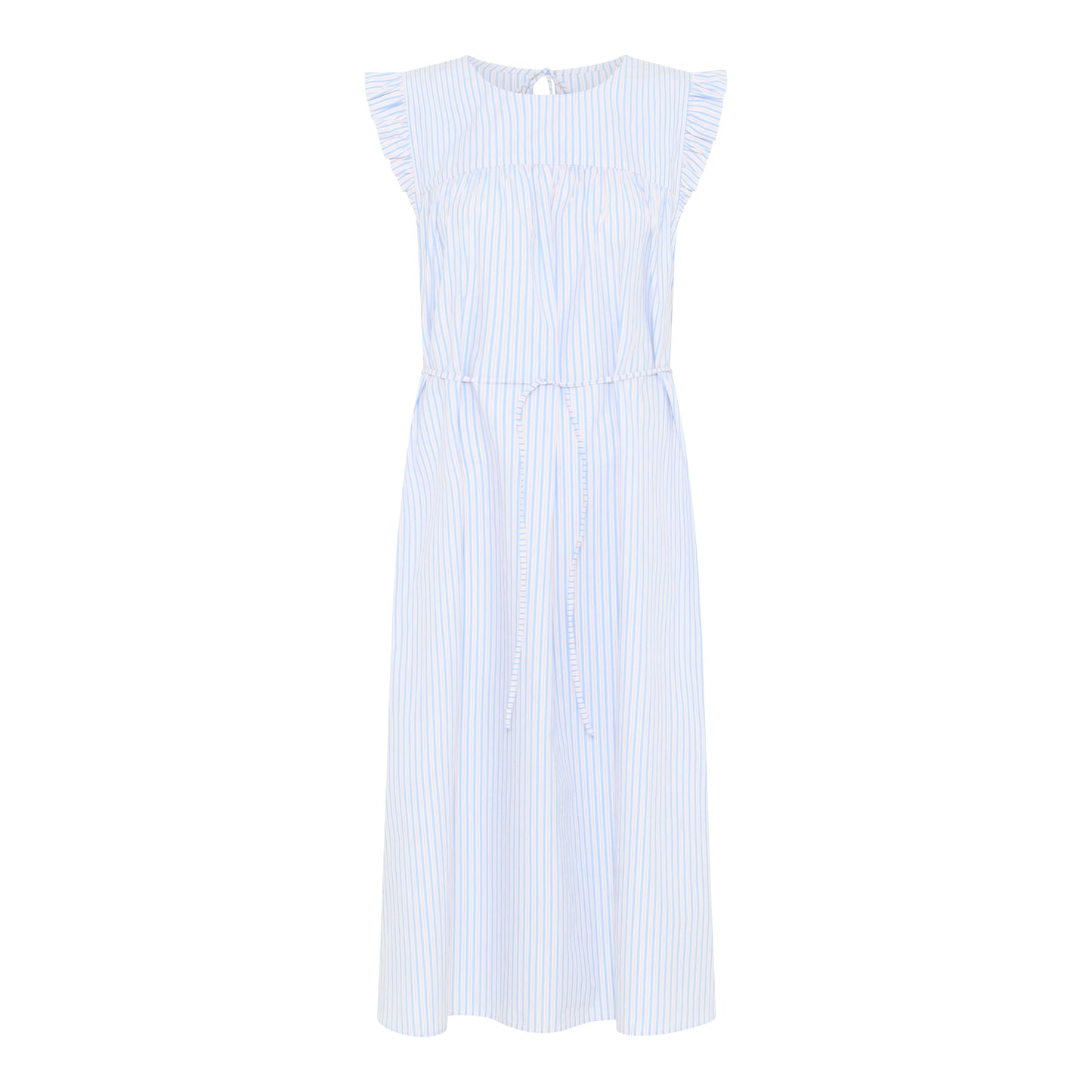 Stockholm Dress Blue Cameo Stripe - Frau