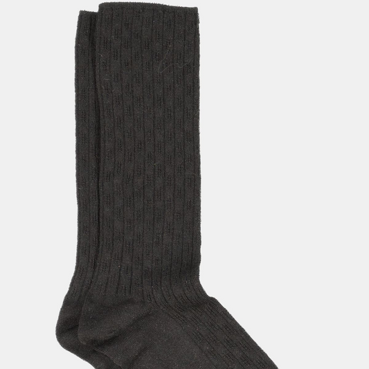 MRS POINTELLE, black - MRS. HOSIERY