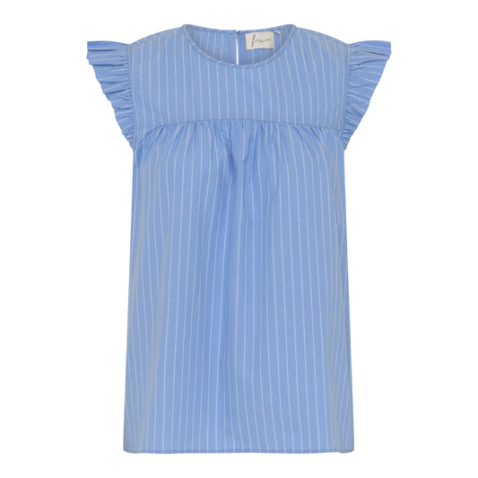 Stockholm top, Hydrangea Stripe - Frau