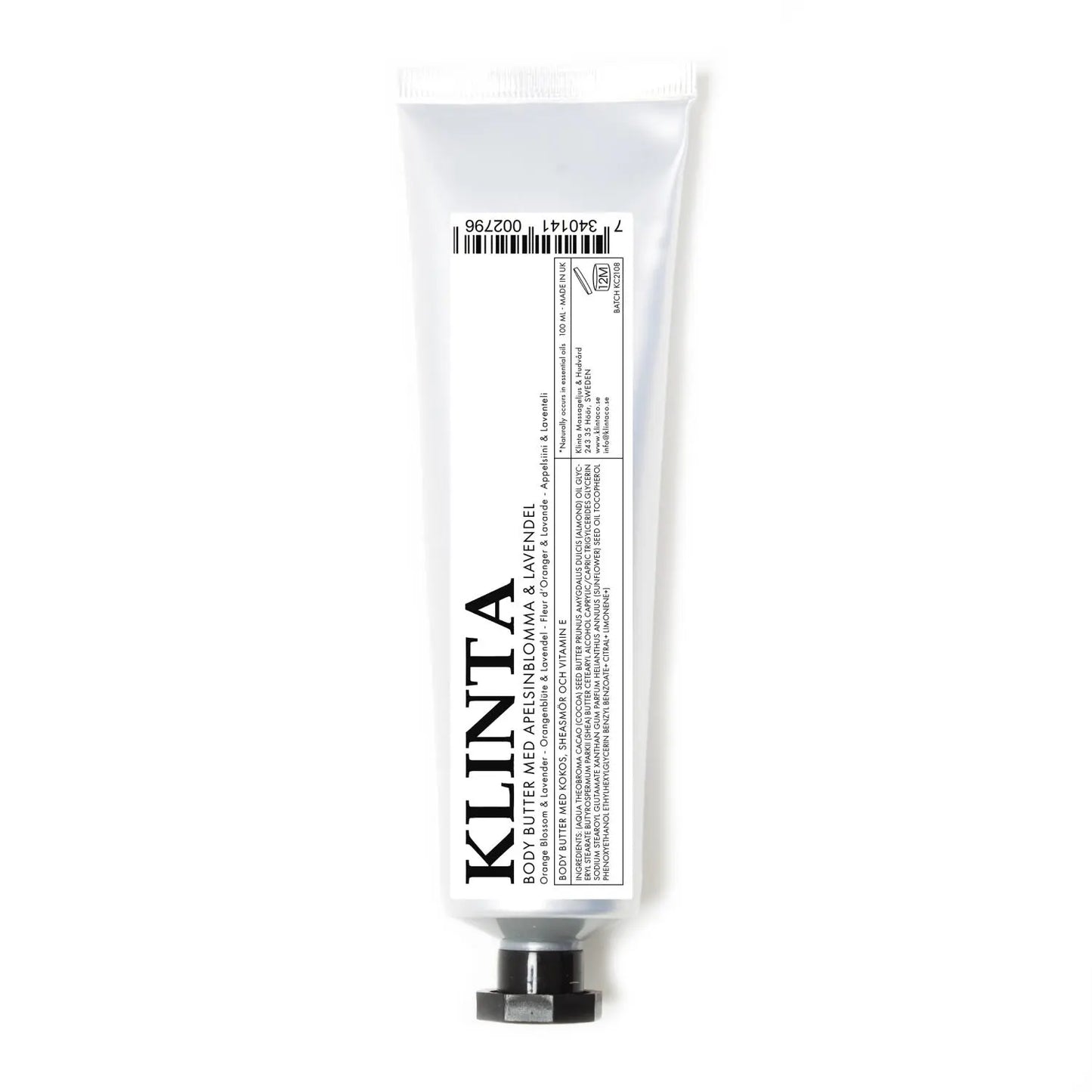 Body Butter, Orange Blossom & Lavender - Klinta