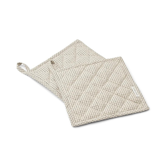 ADA GRYDELAPPER - CREME BLACK PLAID
