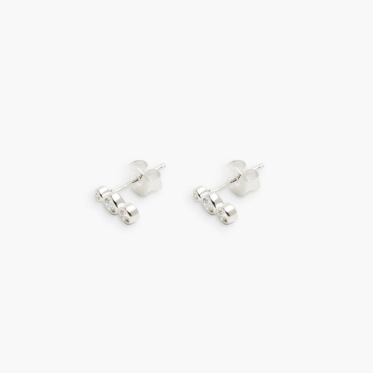 Odile Studs Earring, Silver - Ragbag