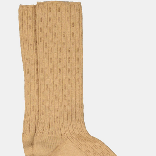 MRS POINTELLE, camel - MRS. HOSIERY