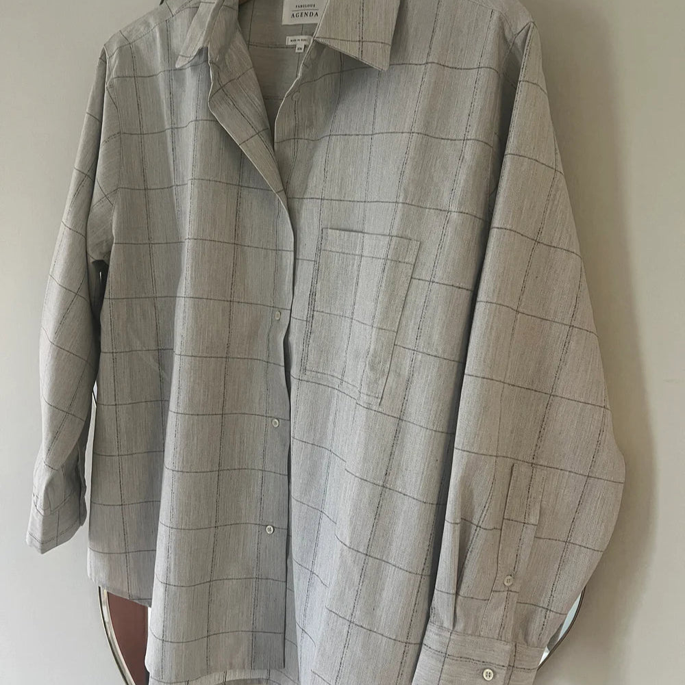 Alva Shirt, Wool Check - Fabulous Agenda