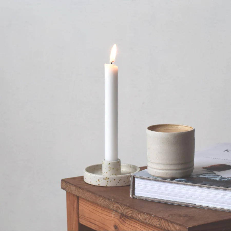 Candleholder, Spots - Måne Ceramics Studio