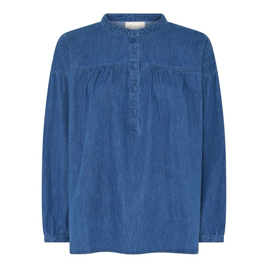 Paris denim skjorte, Clear blue denim - Frau