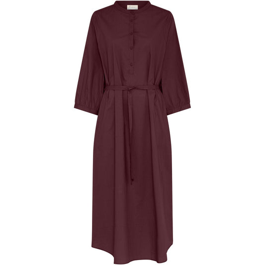 Madrid kjole, Red Mahogany - Frau
