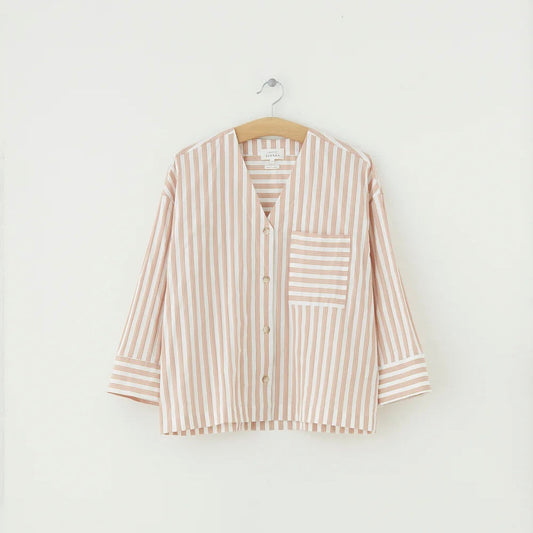 Edia Shirt, Pastel Stripe - Fabulous Agenda