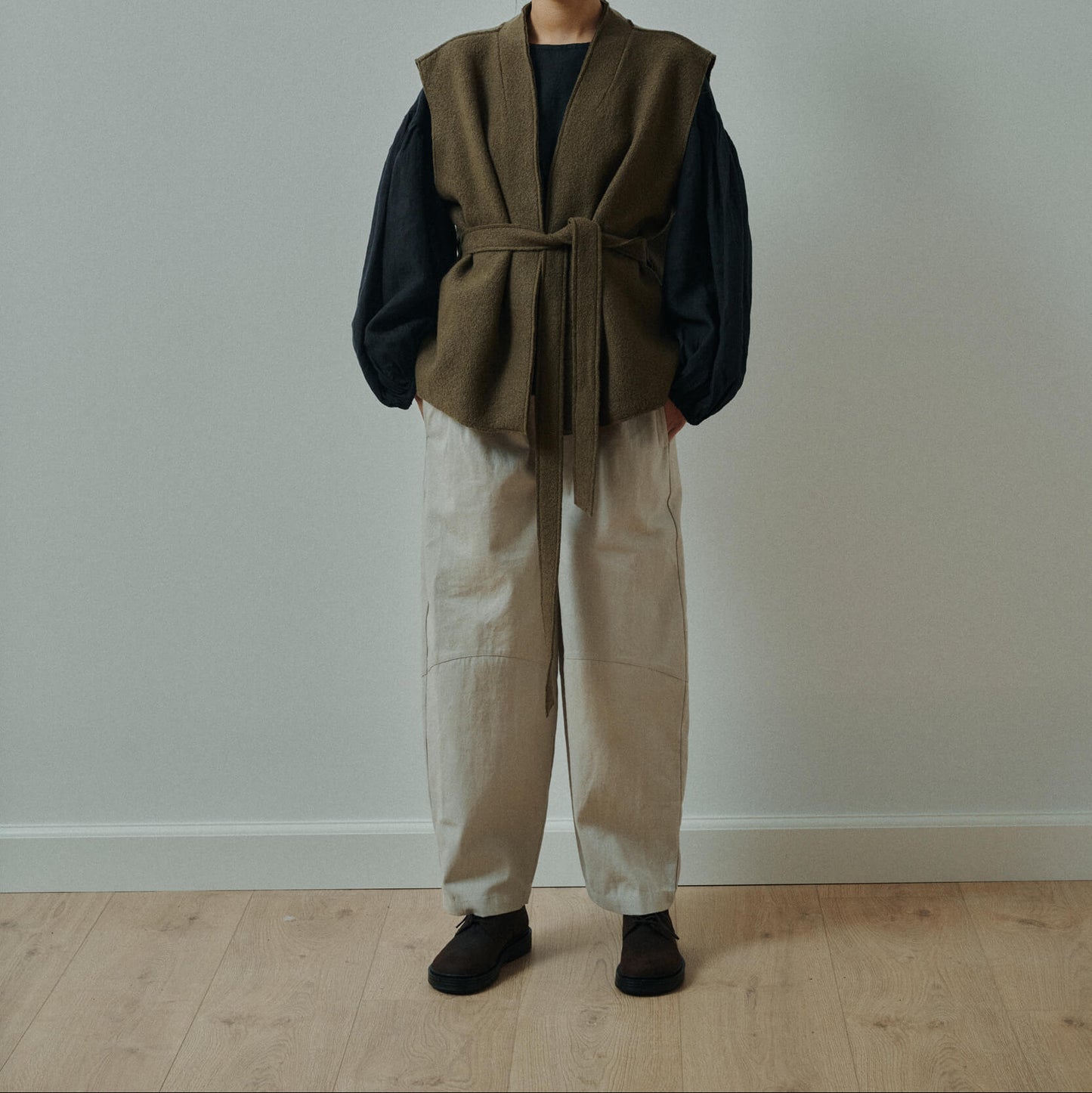 Vera mw barrel pant – Oatmeal
