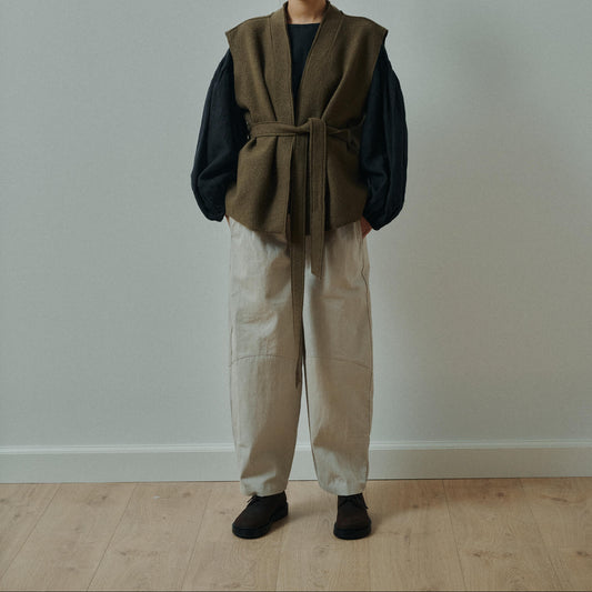 Vera mw barrel pant – Oatmeal