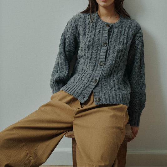 Vera mw barrel pant – Dull gold
