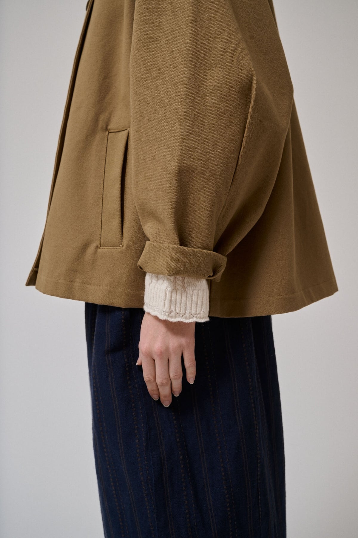 BAY SHORT JACKET - ERMINE