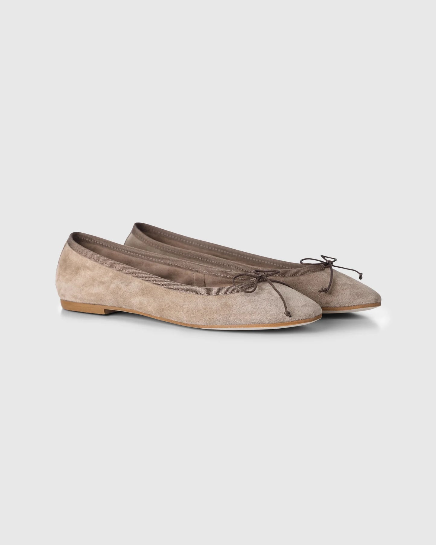 Ballerina - Suede Camel