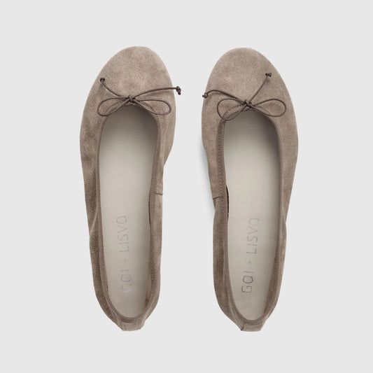 Ballerina - Suede Camel