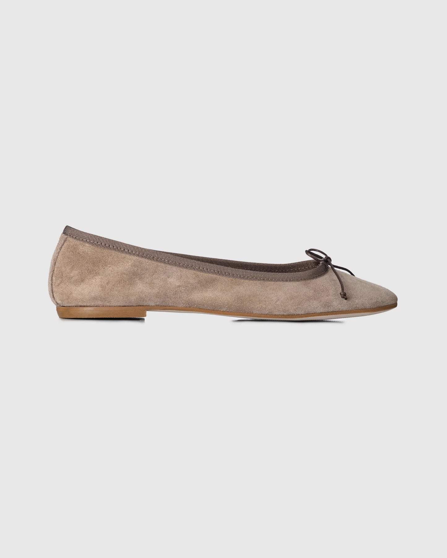 Ballerina - Suede Camel