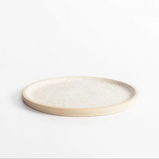 VIGGO Plate, Small, Eggshell White - TYBO
