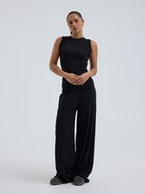 Wooly Tank, Uld Silke (Sort)