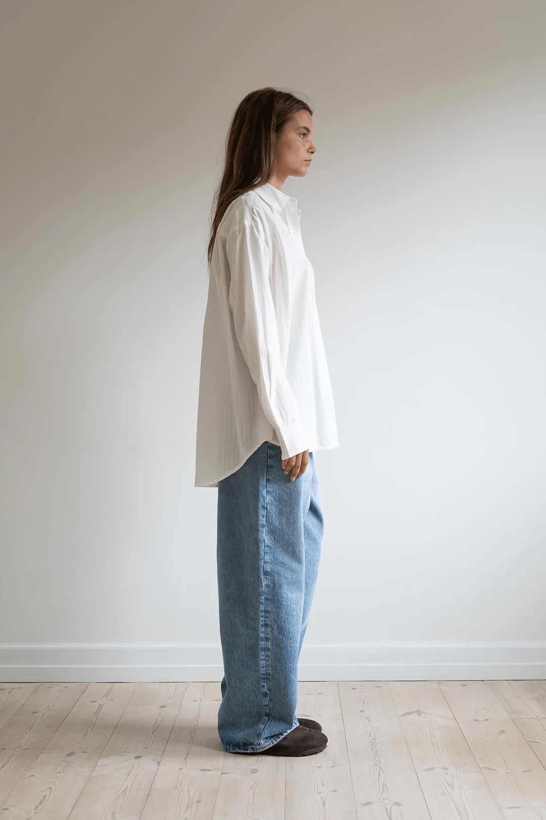 JOSIE SKJORTE, MILK - STUDIO FEDER