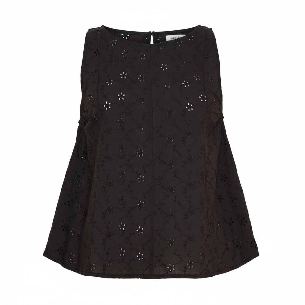 MELODY SL TOP, SORT - ANNE MI