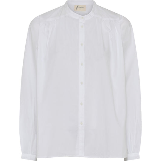 Florence Ls Shirt, Bright White - FRAU