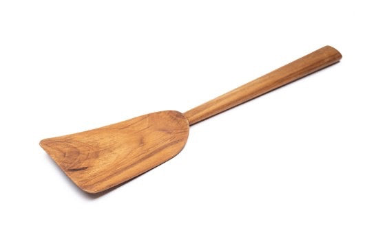Spatel, Bred, teak L 31 cm - Kampmann