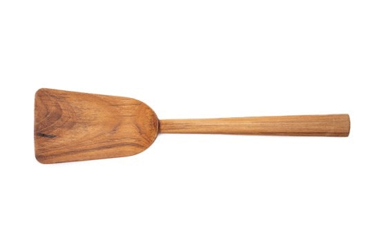 Spatel, Bred, teak L 31 cm - Kampmann