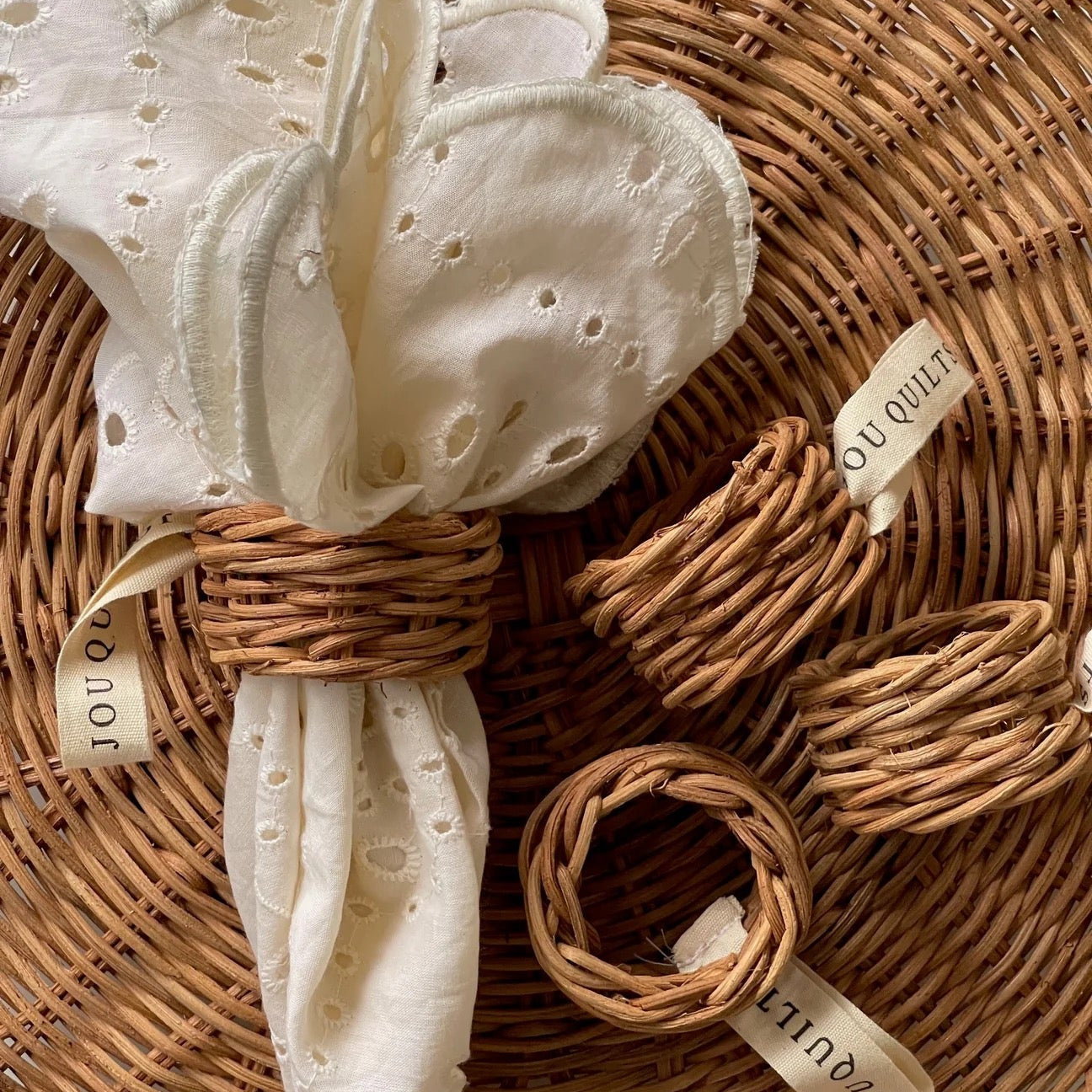 Servietring rattan - Jou Quilts