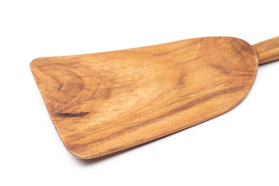 Spatel, Bred, teak L 31 cm - Kampmann
