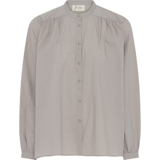 Florence Ls Shirt, Chateau Gray - FRAU