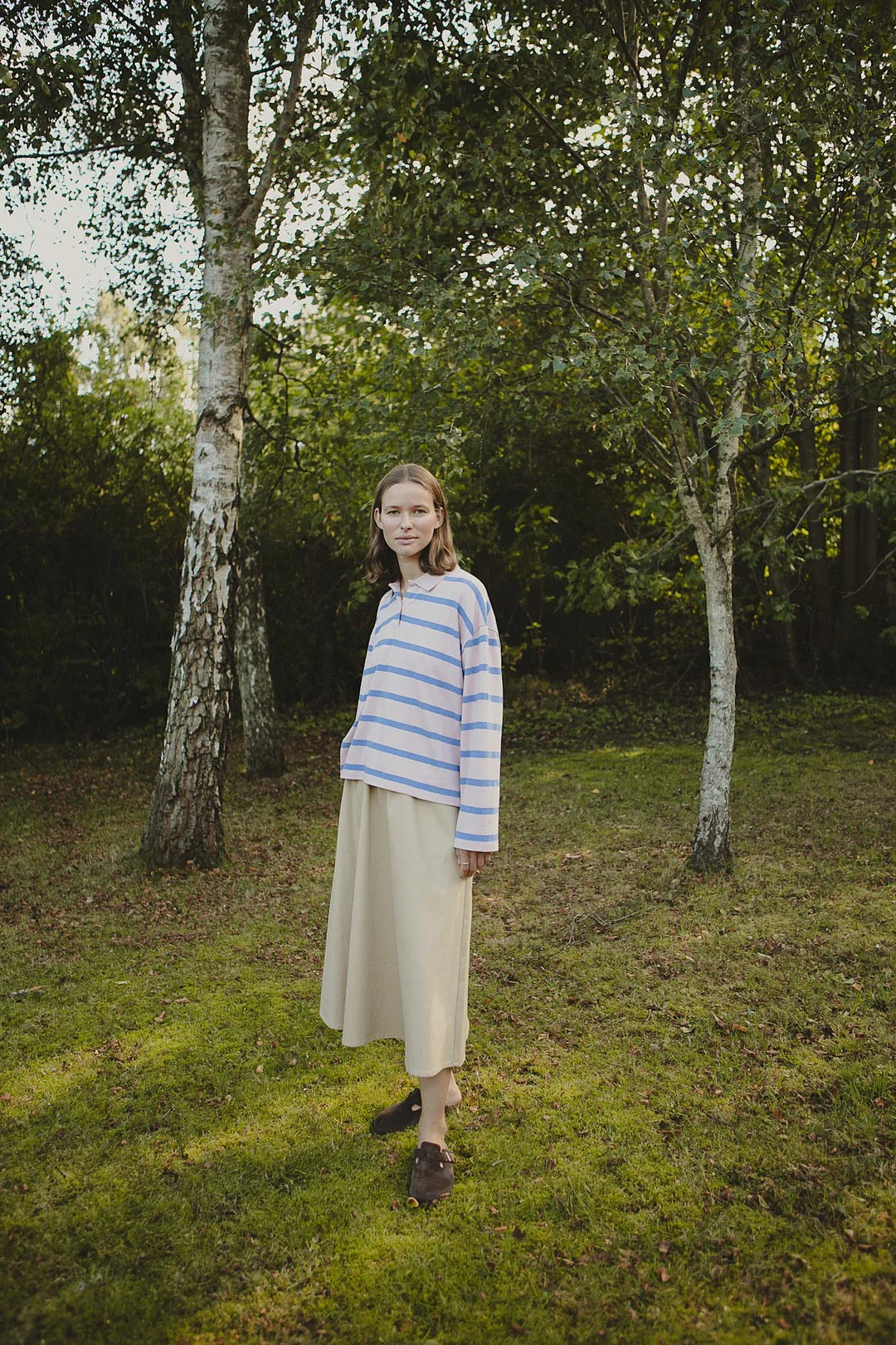 Agnes Nederdel, Sand Beige - Studio Feder