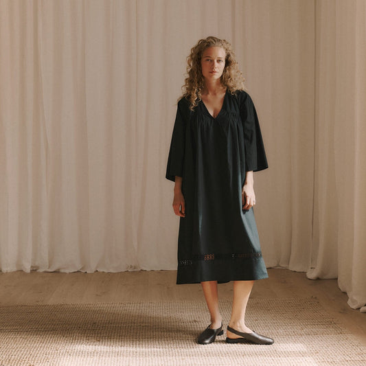 SIRI 3/4 Dress, Sort - ANNE MI