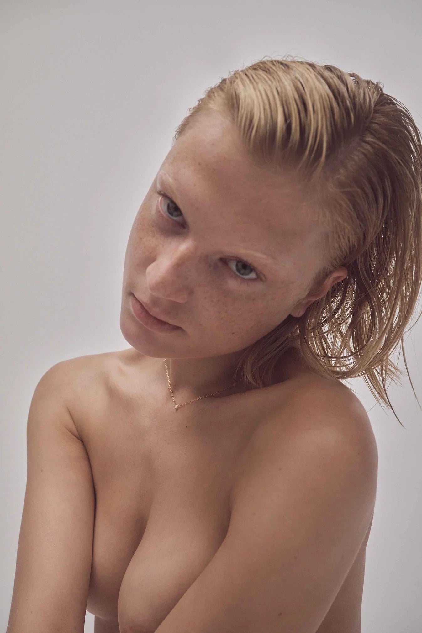 Oda Floating Necklace, 18 Gold Plating - Ragbag