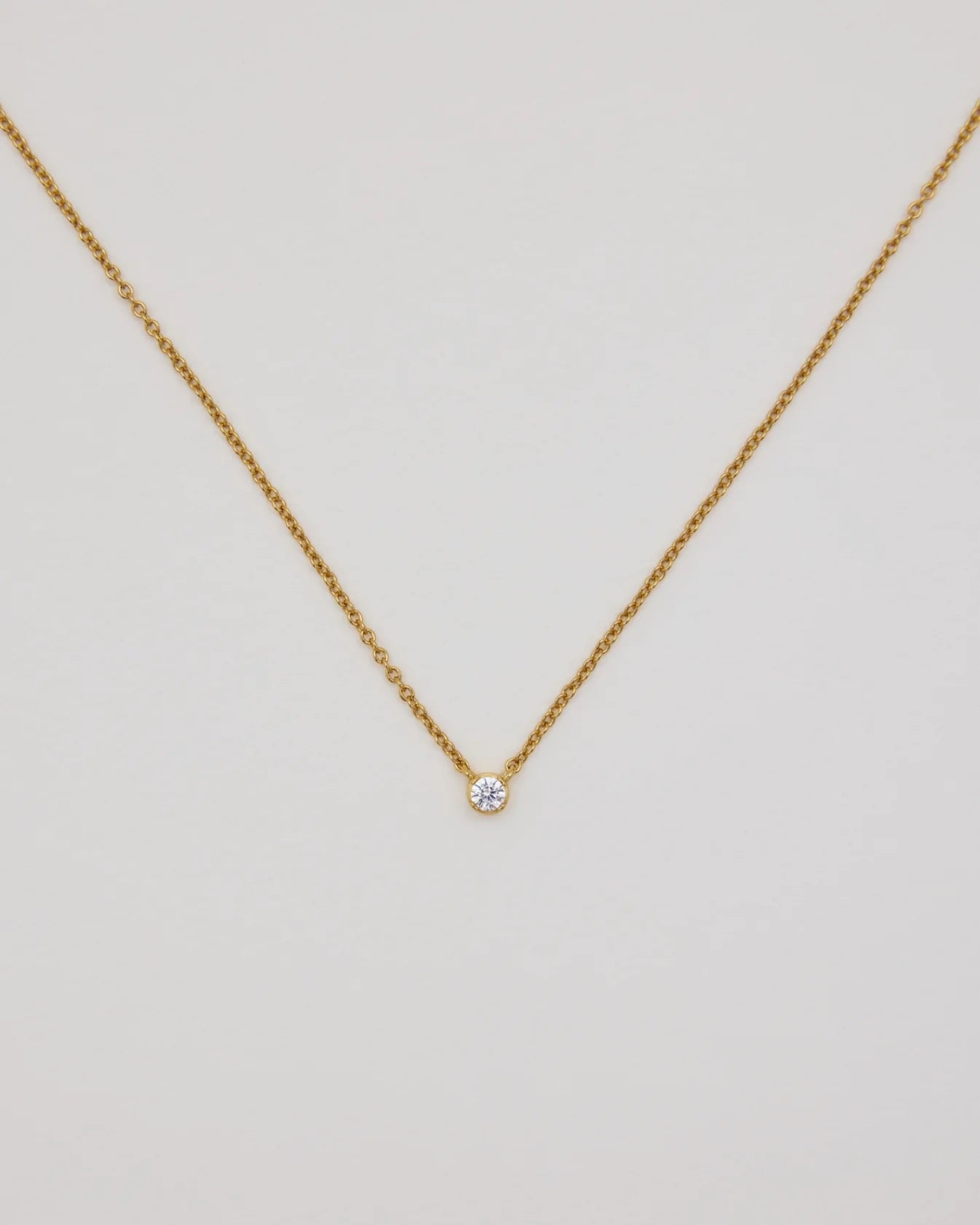 Oda Floating Necklace, 18 Gold Plating - Ragbag