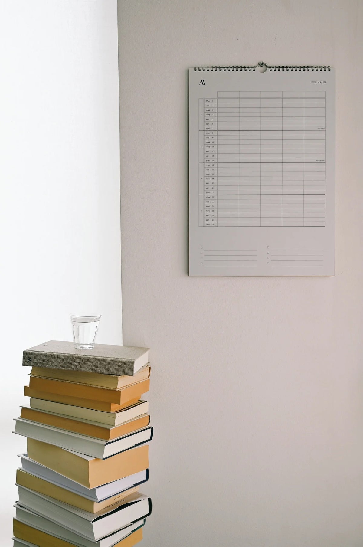 Vægkalender 2027 - Atelier Aarhus